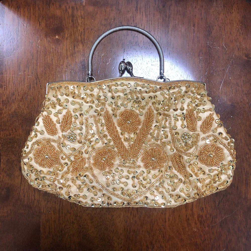 Sequence gold/yellow purse